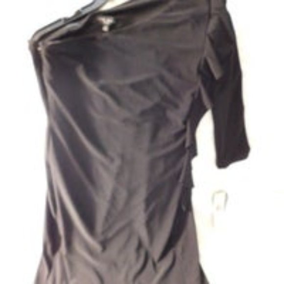 Nine West Cocktail Party Dress Black Size 4 NWT - Picture 5 of 9